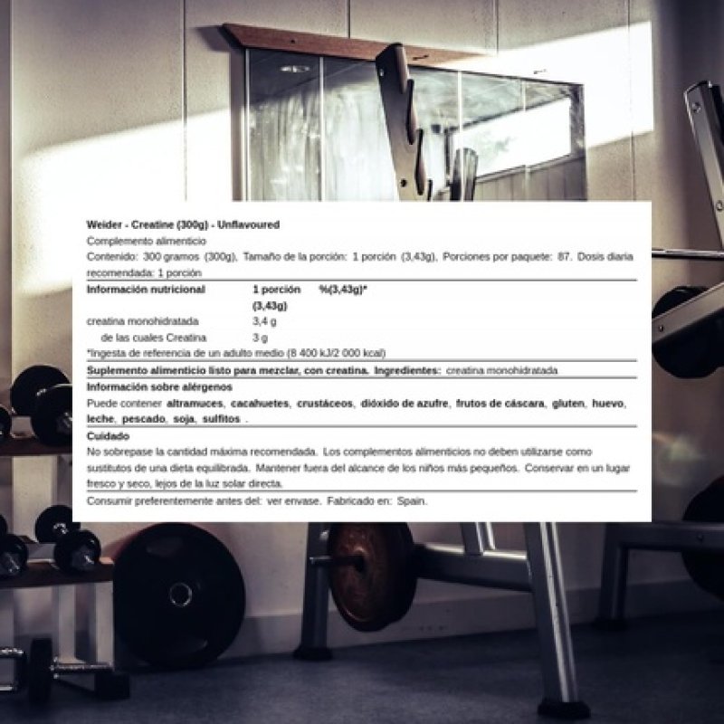 Weider Creatine Monohydrate Unflavoured 300g