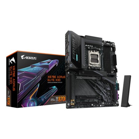 GIGABYTE X870E AORUS ELITE X3D Carte Mère – Prend en charge les processeurs AMD Ryzen 9000, VRM numérique 16 2 2