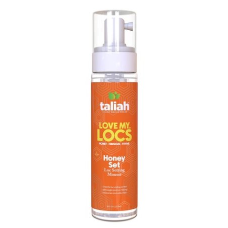 Taliah Waajid Love My Locs Honey Set Loc Hair Mousse 8oz - Firm Hold Natural