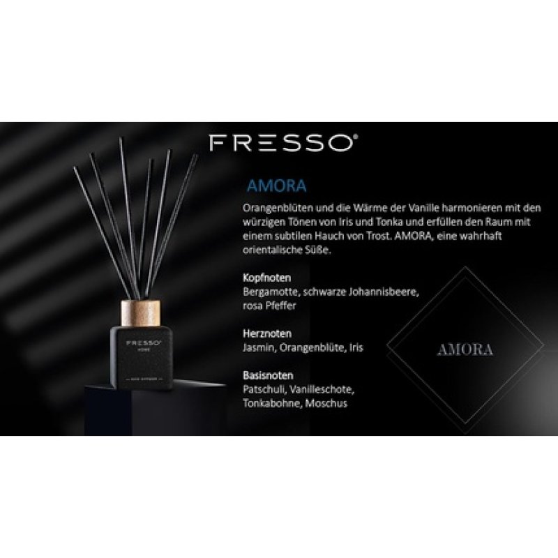 Fresso Reed Diffuser with Sticks - Modern Room Fragrance