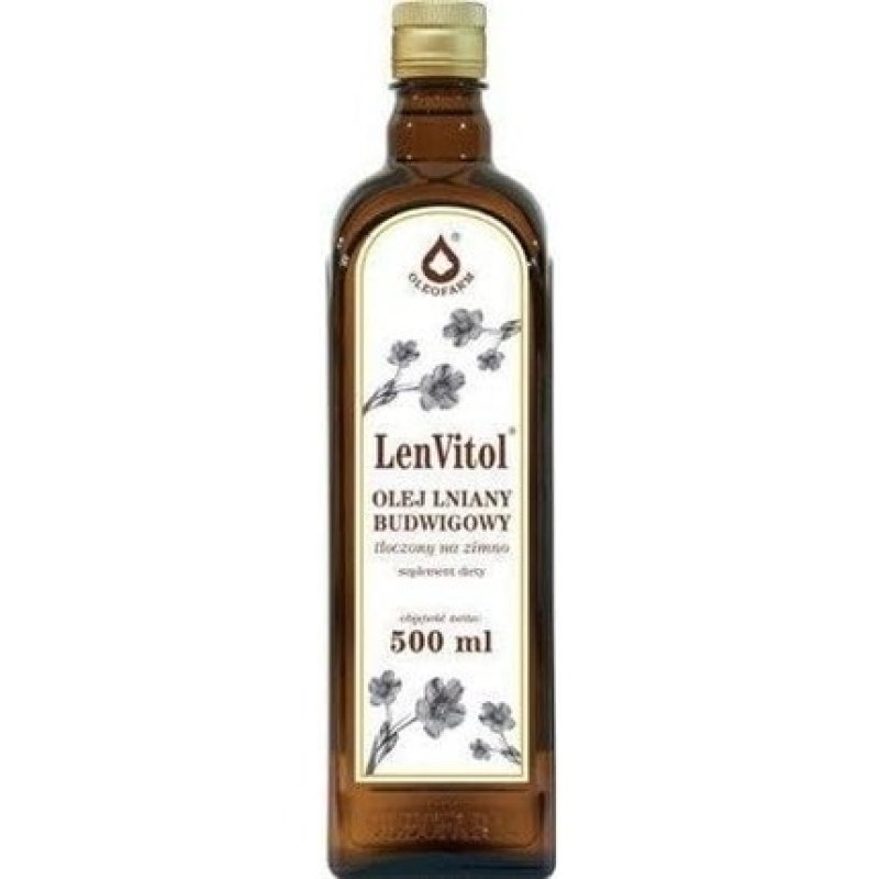 Oleofarm Lenvitol Coldpressed Linseed Oil 500ml