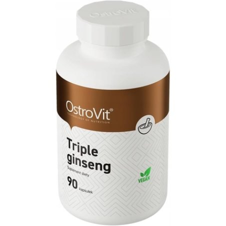 Ostrovit Triple Ginseng Vege 90 Capsules