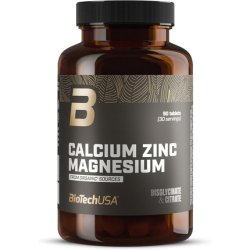 Biotechusa Calcium Zinc Magnesium from Organic Sources - 4 Types
