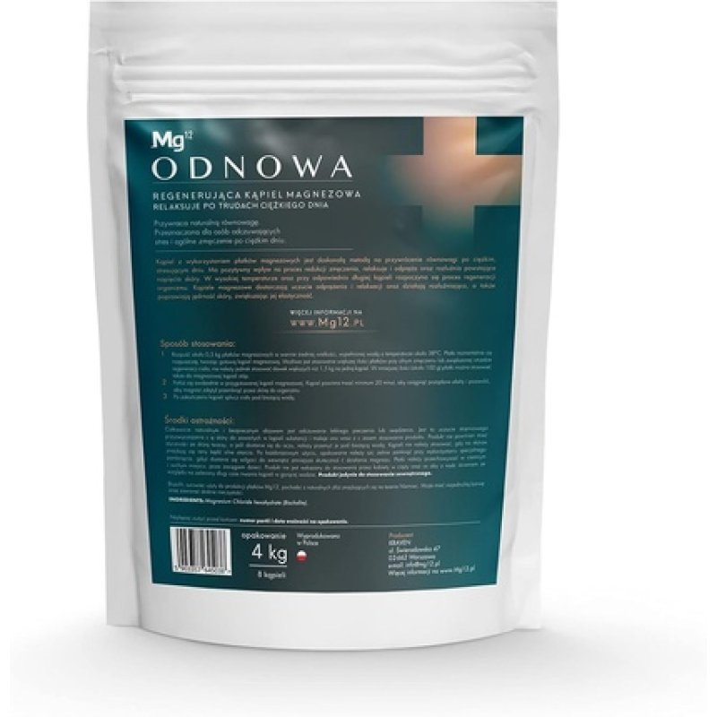 Mg12 Odnowa Magnesium Flakes 4kg