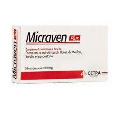 Micraven Plus 1050mg Dietary Supplement 20 Tablets