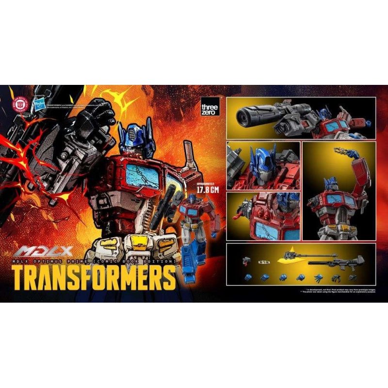 TRANSFORMERS - MDLX Optimus Prime (Comic Book) - Figurine 17cm