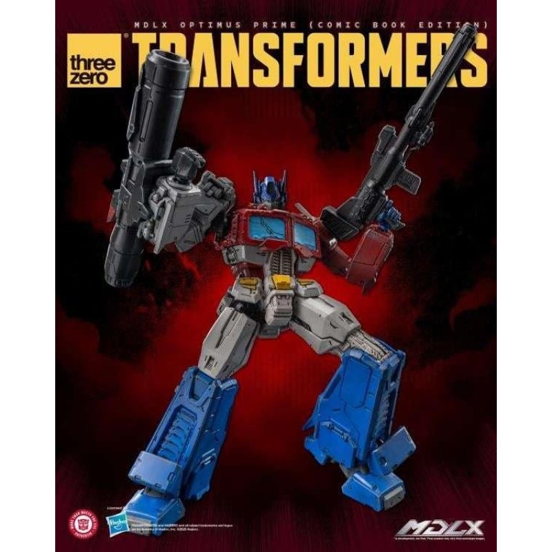 TRANSFORMERS - MDLX Optimus Prime (Comic Book) - Figurine 17cm