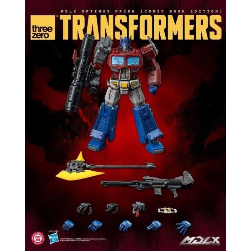 TRANSFORMERS - MDLX Optimus Prime (Comic Book) - Figurine 17cm