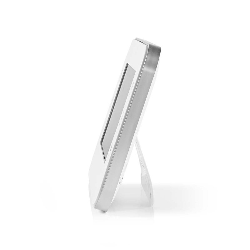 Nedis WEST402WT station météo numérique Blanc, Argent