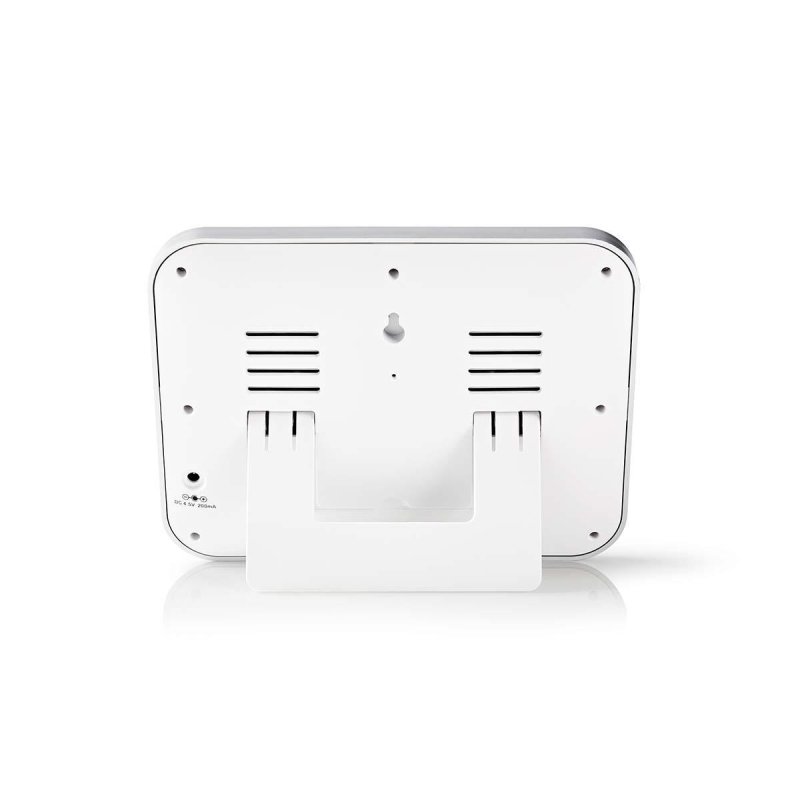 Nedis WEST402WT digital weather station White, Silver