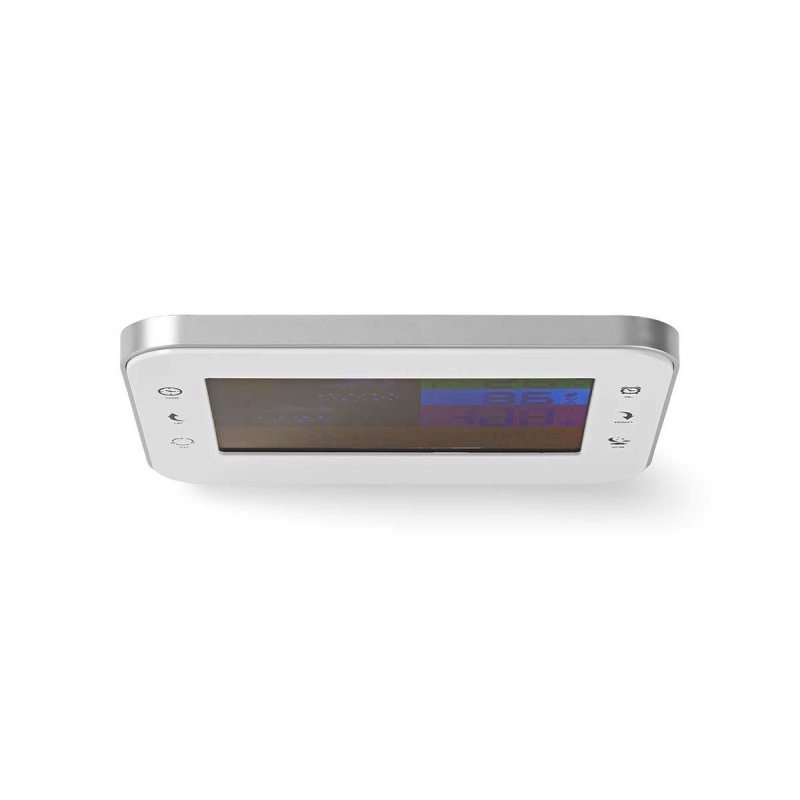 Nedis WEST402WT digital weather station White, Silver