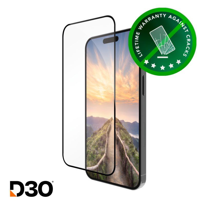 dbramante1928 eco-shield D3O - iPhone 16 Plus/15 Plus - Black Edge