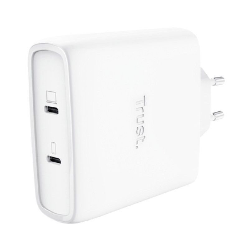 MAXO 100W 2P USB-C GAN CHARGER WHT