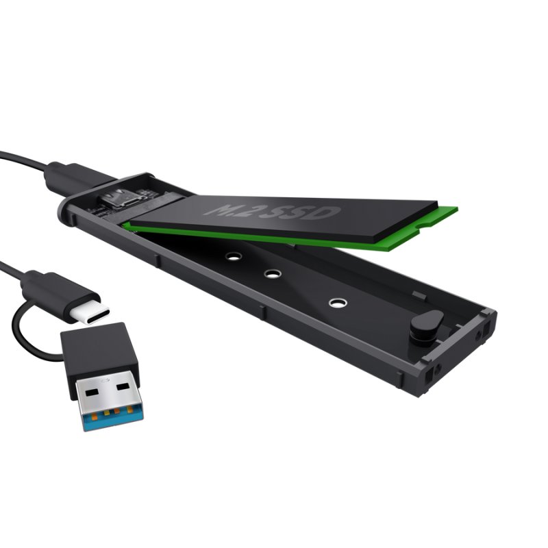 Trust 25806 Boîtier de disques de stockage Enceinte ssd Noir