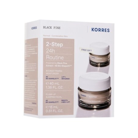 Korres Black Pine 2-Step 24h Routine Facial Care Set for Firming