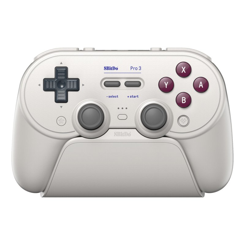 8Bitdo - Pro 3 Bluetooth Gamepad G Classic - Grey