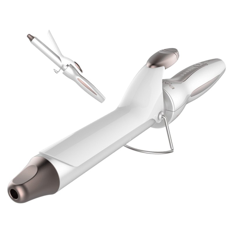 Cecotec Bamba SurfCare Curly Curling iron Warm Silver, White