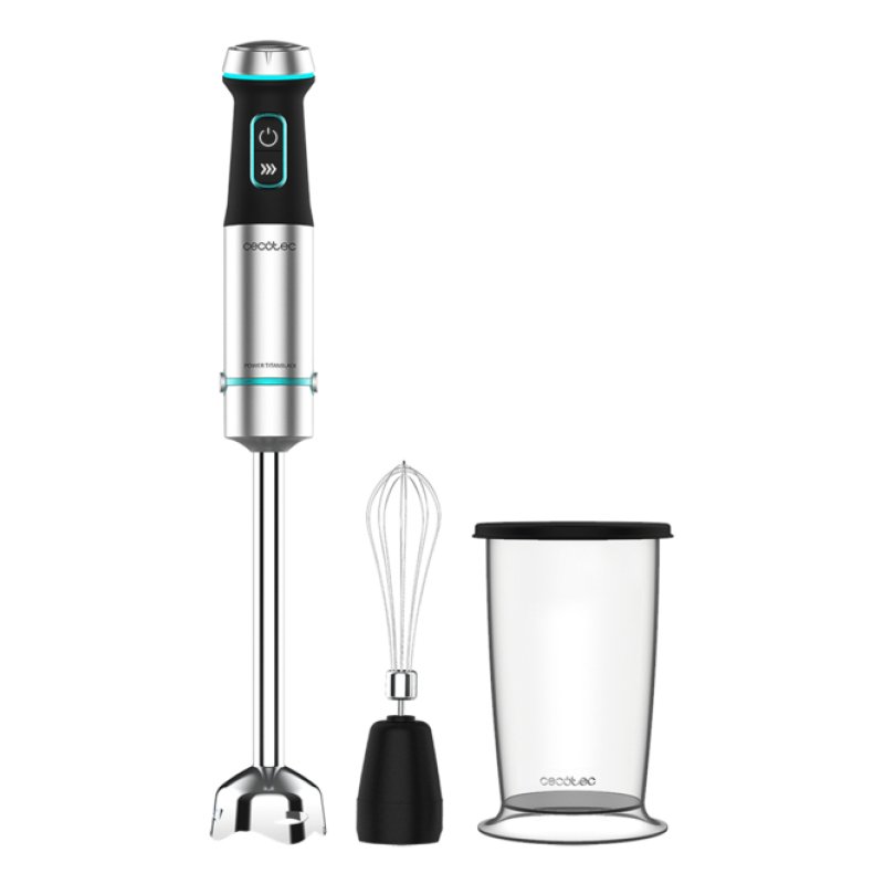 Cecotec Power TitanBlack 1200 XL Cream 0.8 L Immersion blender 1200 W Black, Silver