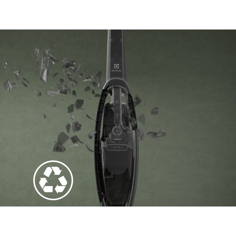 Electrolux ES52CB21DB Aspirateur balai Batterie Sec Cyclonique, mousse, Filtre post-moteur Sans sac 0,5 L 29 W Bleu