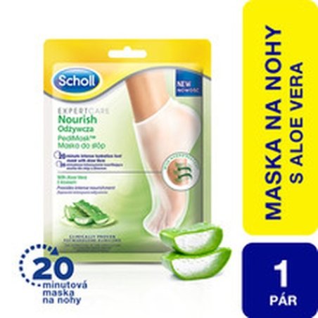 Scholl Expert Care Foot Mask Nourishing Foot Mask With Aloe Vera