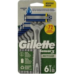 Gillette Sensor3 Disposable Razors Recycled - Eco-Friendly Shaving Solution