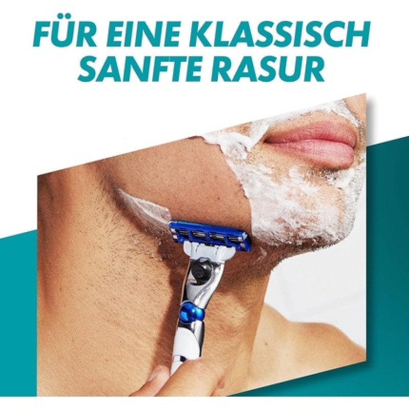 Gillette Mach3 Turbo Men's Wet Razor 1 Razor Blade with 3-Blade, Gift for Men New