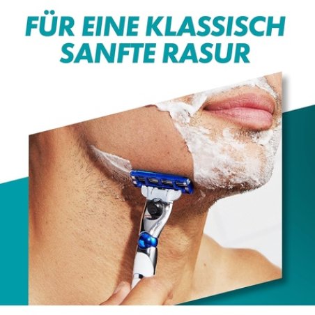 Gillette Mach3 Turbo Men's Wet Razor 1 Razor Blade with 3-Blade, Gift for Men New