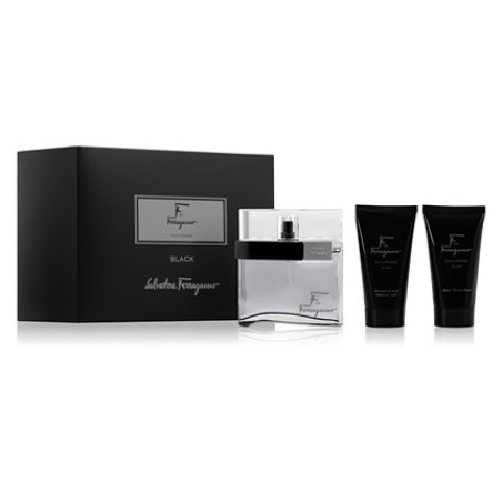 Salvatore Ferragamo F By Ferragamo Black - Eau De Toilette 100 Ml Shower Gel 75 Ml After Shave Balm 75 Ml