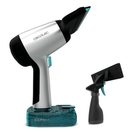 Cecotec Conga Rockstar 3700 Glass aspirateur de table Noir, Argent, Turquoise Sans sac