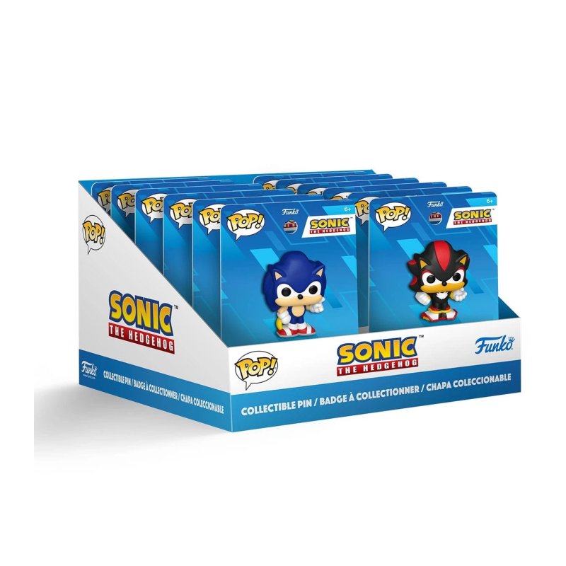 Sonic - The Hedgehog by Loungefly PVC Pins Blind Box Pixar Collection PDQ Display (12)