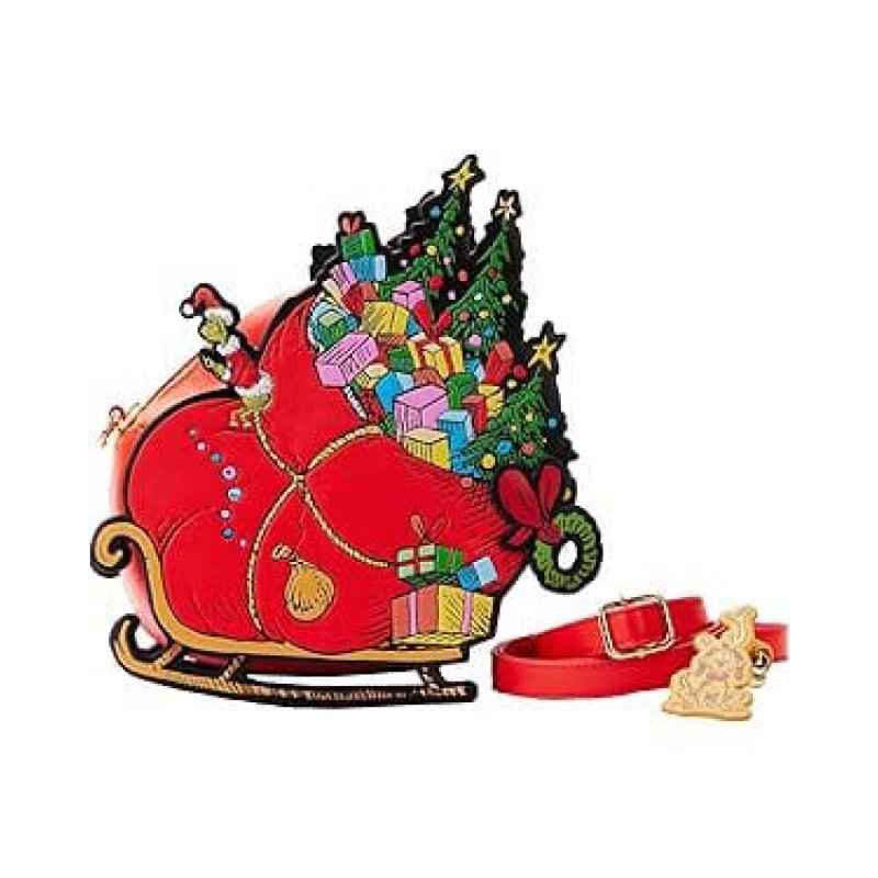 Dr Seuss by Loungefly Crossbody Grinch Sleigh