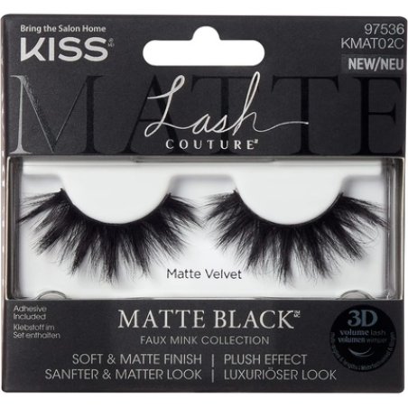 KISS Lash Couture Matte Black 02 Black Matte Velvet