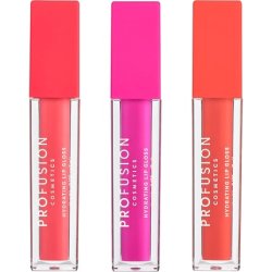 Profusion Cosmetics Lip Trio Hydrating Lip Gloss with High Shine Finish