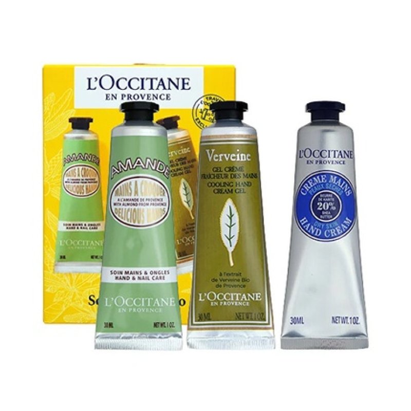 L'Occitane En Provence Shea Soft Hands Trio Hand Care Gift Set Trio Of Hand Creams