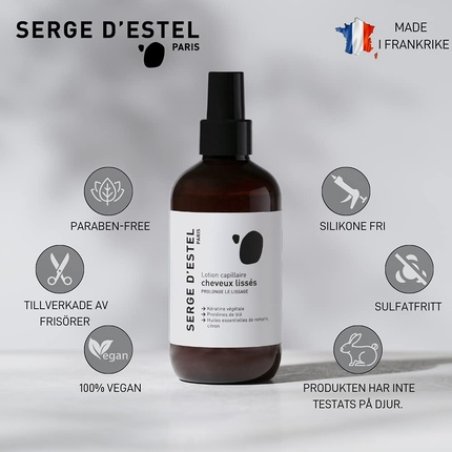 SERGE D'ESTEL PARIS Keratin Smooth Hair Spray Lotion Protects and Covers Hair Fibre Smoothing Care Brings Shine 200ml
