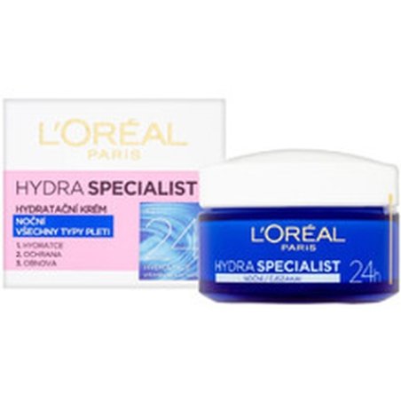 L'Oral Paris Night Moisturizer Hydra Specialist Night Cream 50 Ml