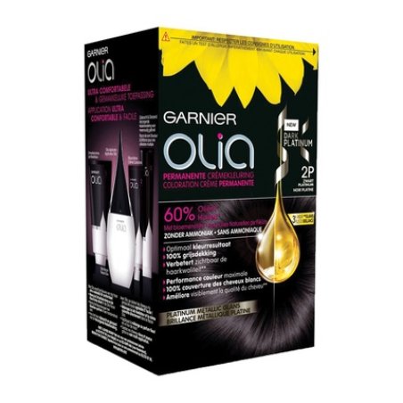 Garnier Olia P2 Platinum Black Hair Color