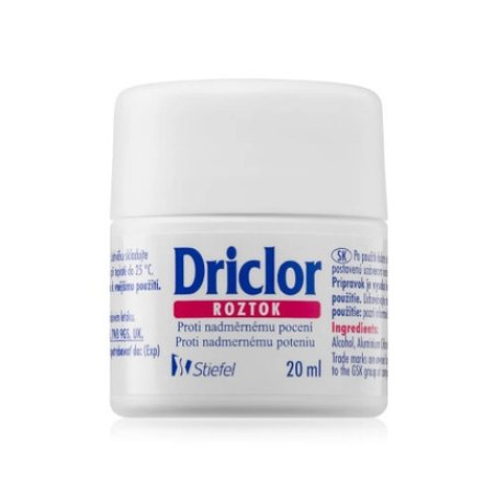 Driclor Antiperspirant Rollon Antisweating Solution 20 Ml