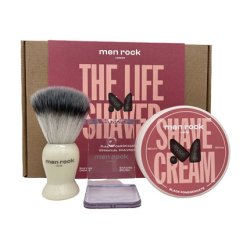 Men Rock The Life Shaver Black Pomegranate Beard Kit