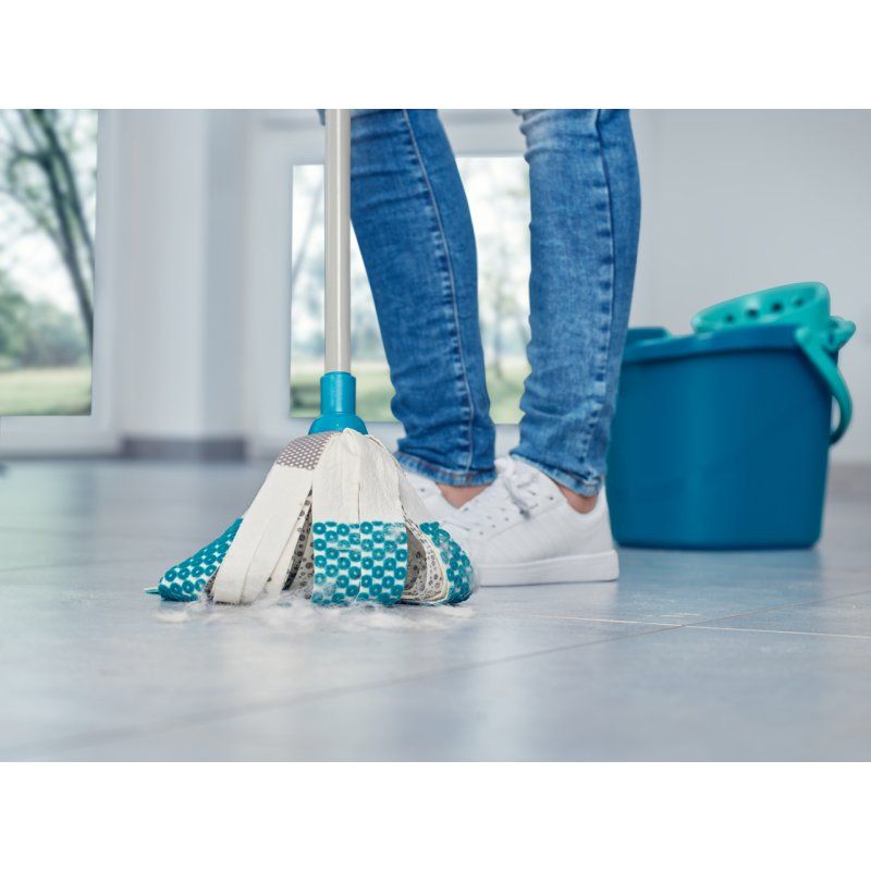 Leifheit 52110 seau et système de lavage Double réservoir Bleu