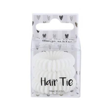 2k Hair Tie White 3 Pieces
