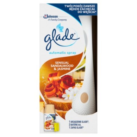Glade Automatic Spray Sensual Sandalwood & Jasmine Air Freshener