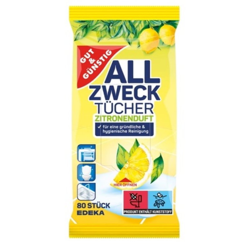 Edeka Gg Universal Wet Wipes 80 Pieces