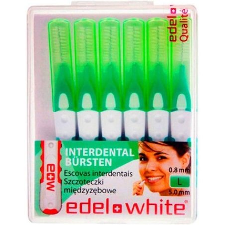 Edelweiss White Interdental Brushes L 0.8mm