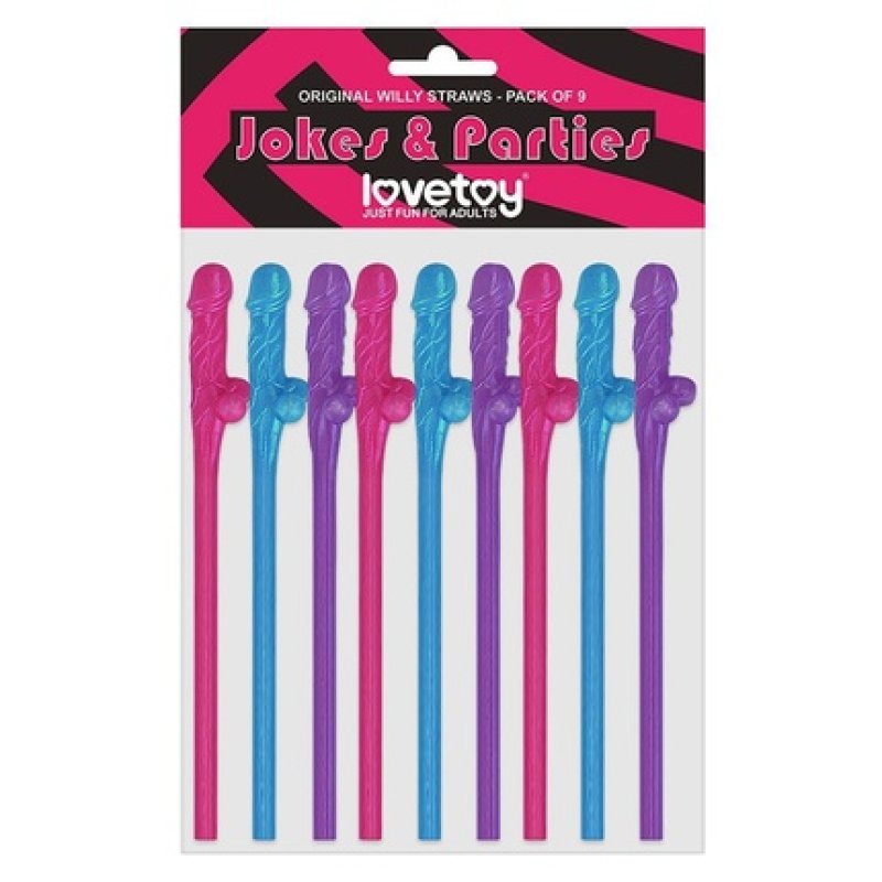 Lovetoy Penis Straws 9 Pieces