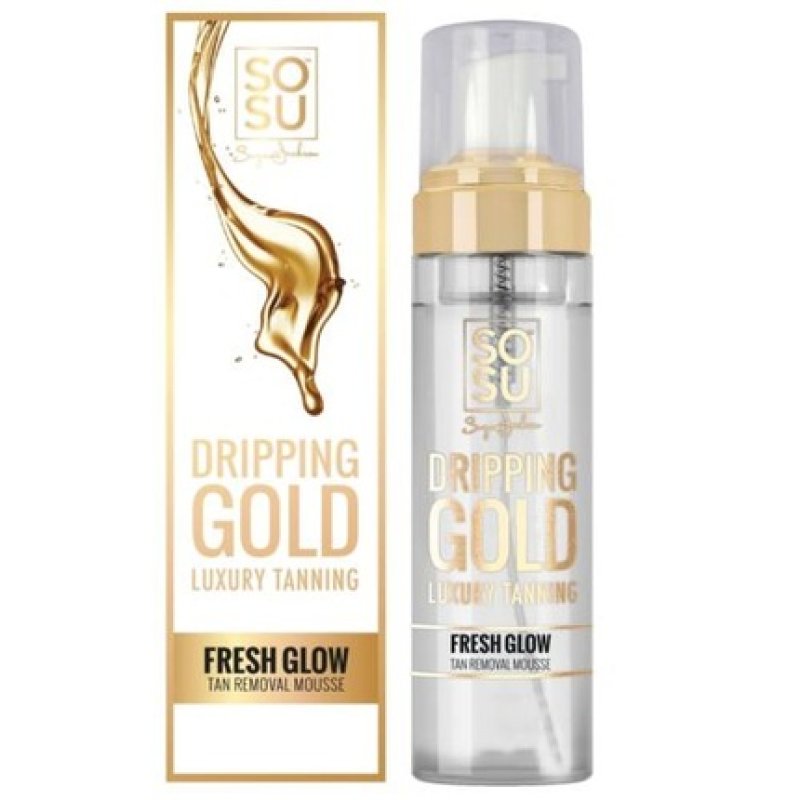 SOSU by SJ Dripping Gold Fresh Glow Self Tan Eraser Foam Exfoliant