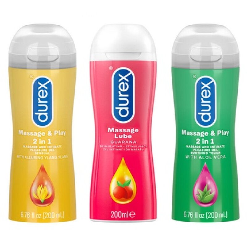 Durex Play Massage 2in1 Aloe Guarana Ylang Stimulating Lubricant 200ml