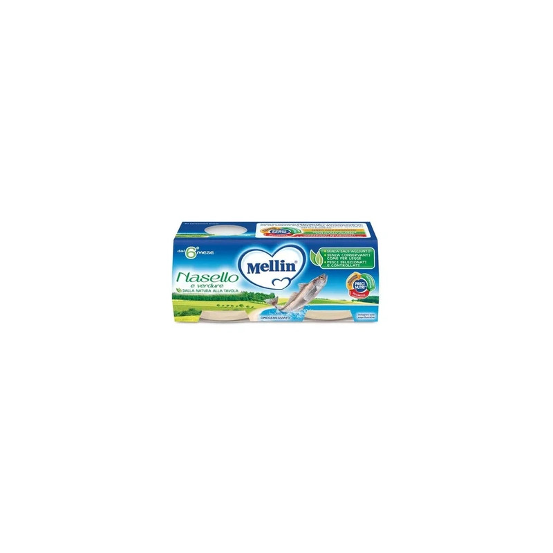 Danone Nutricia Mellin Homogenized Hake 2x80g