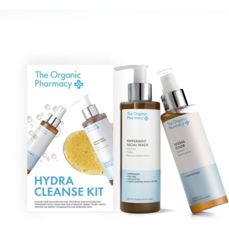 The Organic Pharmacy Hydra Cleanse Kit 350ml - Cleanse & Hydrate