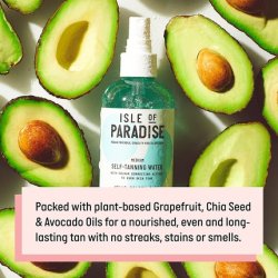 Isle of Paradise Medium Self-Tanning Water Spray 200 ml Naturel Corps